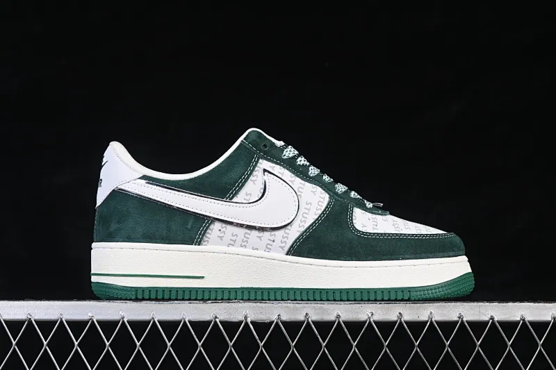 All categories Nk Air Force 1 Air Force series Nk Air Force 1 Low Air Force low-top Nike Air Force 1'07 Low Stussy co-branded dark green Air Force 1 low-top casual sneakers SY1388-023
